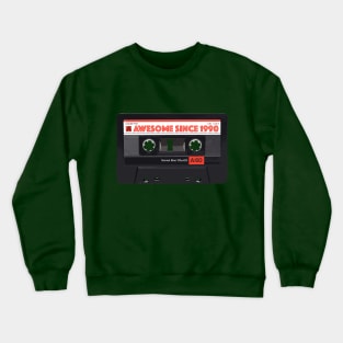 Classic Cassette Tape Mixtape - Awesome Since 1990 Birthday Gift Crewneck Sweatshirt